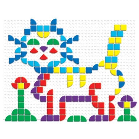 Mosaic "Tower", curly, 180 elements-3