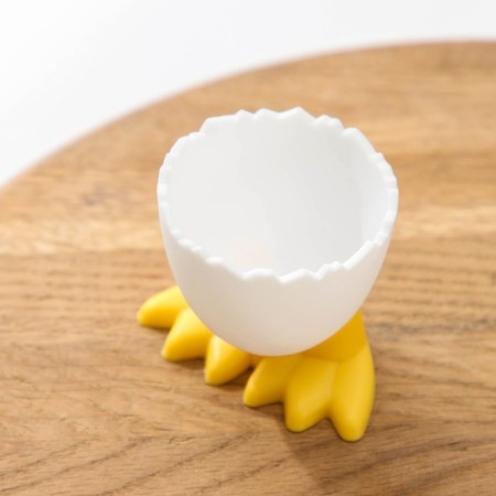 Egg stand "Duck stories", yellow color-1