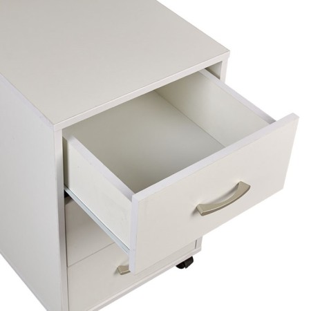 Tumbling with boxes on wheels Polini Kids Mirum, white color, 40x55 cm-3