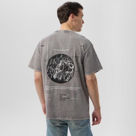 T -shirt male MIST EARTH, col. Gray, rr m