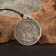 Icon-suspension Holy Blessed Matrona and Keeper Angel, 12g, 33x30 mm, Juv. Melchior