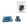 A set of dice of playing "Game time", 10 pcs, 1.6 x 1.6 cm, blue marble