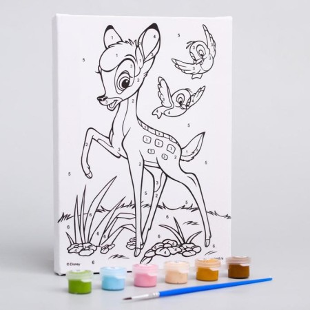 Picture on numbers for children, 21x15 cm, Bambi-1