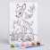 Picture on numbers for children, 21x15 cm, Bambi