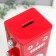 Piggy bank Metal "Robot" Red 24.5x7.7x12.2 cm