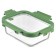 Smart Solutions baking and storage container, rectangular, with a lid, 1 l, green color