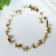 Brads for creativity metal "gold" set 40 pcs 1 cm 15.5x8.8x2 cm