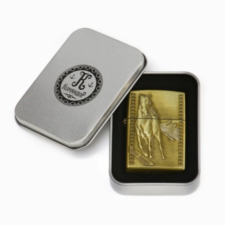 Gasoline "Kon" lighter in a gift box-3