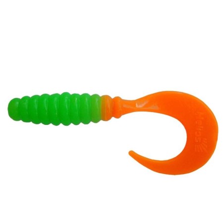 Helios Credo Lime & Orange Twizer, 6 cm, 7 pcs. (HS-10020)