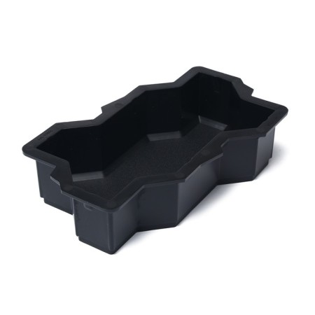 Form for the paving slabs "Wave", 21 × 11 × 6 cm, shagren, F11006, 1 pc.-1