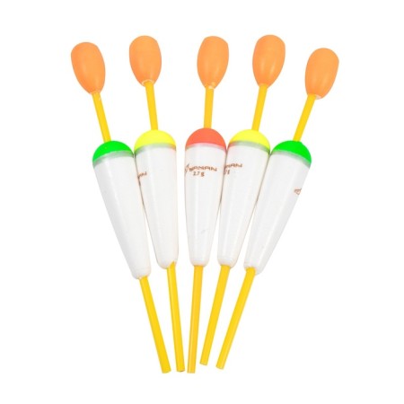 Flot Yaman "cone" through with a bobber, foam, 2.7 g, color mixt. 5 pcs.