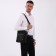 Male bag, black color