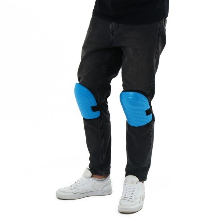 Protective, universal knee pads, 17 × 13 cm, blue, Greengo-3