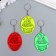 Browler plastic reflective "mix" mix 5.9x4.5 cm