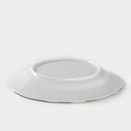 Porcelain plate "Hope", 200 ml, white-2
