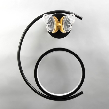 Bra "butterfly" LED 15W 4000k black 26x10x36cm