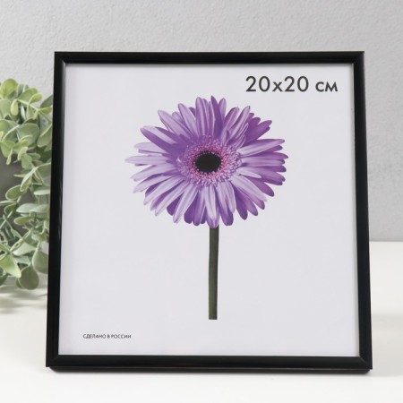 Photo frame plastic LIDA 20x20 cm black