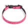 Fly collar with reflective coating "fish", 30 x 1 cm, pink