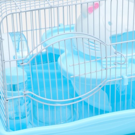 A cage for rodents "Piggon", with a filling of 37 x 27 x 30 cm, blue-4
