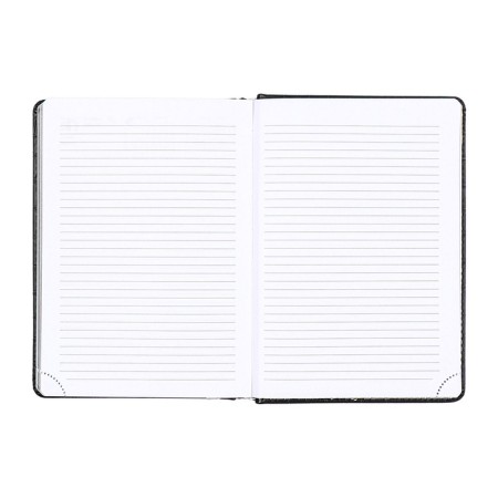 Dated diary 2025, Devente. Flag, B5 168 sheets, Devente.Barbara, a solid cover of leatches with foam rubber, perforation, liesse, block 70 g/m2, dark blue-12