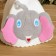 Bath cap with children's applique "Elephant" felt