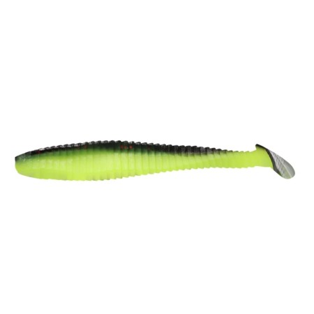 Vibro -high -end Yaman Pro Flatter Shad, r.5.1 cm, color #32 - Black Red Flake