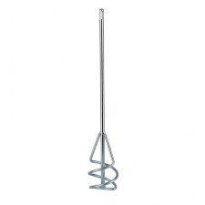 Mixer for sand-gravel mixtures Denzel 848267, galvanized, SDS+, 80x450 mm