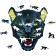 Wooden, curly puzzle EWA "Black Panther", 42x38 cm