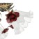 Rosetta chandelier 6he27 40w beige 75x75x30-90cm Bayerlux
