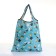 Household bag without fastening, folding, blue color