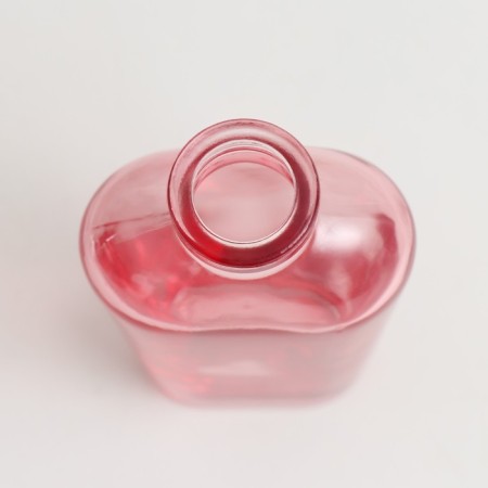 Diffusor for Essential oils "VOG" 200 ml transparent pink 4x7x15 cm-3