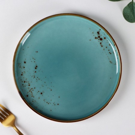 Porcelain dining porcelain Magistro "Cerera", D = 20.3 cm, blue color