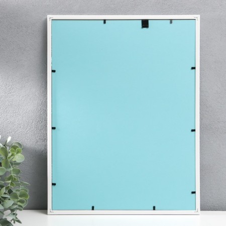 Photo frame plastic 30x40 cm (Paspartu 20x30 cm), white-2