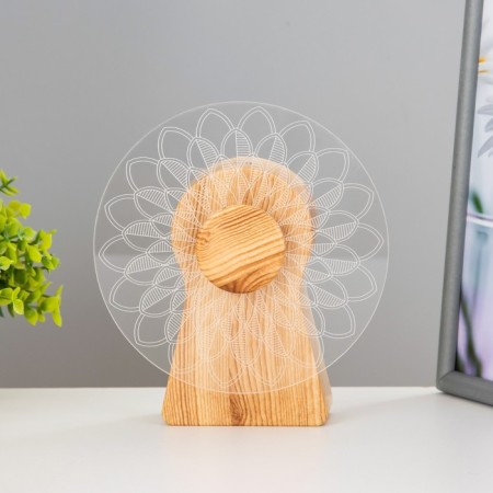 The touch of the touch "pattern" LED is spinning 6W USB 15x4x16 cm Risalux-1