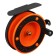 Inertial coil, plastic metal, diameter 6.5 cm, guide, black-orange, 701d