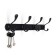 Cappio CVP014 hanger, metallic, four -rod, black color