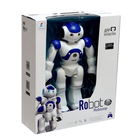 Robot Radio -controlled "Hunter", smoke, light, sound, with a battery, color mix-13