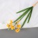 Artificial flowers "Narcissus Lux" Diam.usvetka-3.5cm, 38 cm, yellow