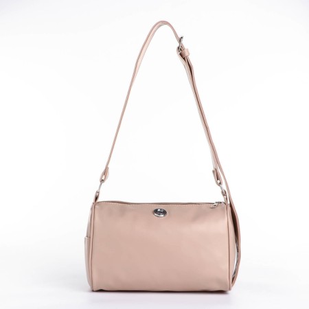 Cross-Bodi Bag on a zipper, beige color
