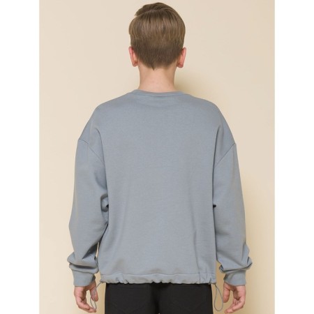 Sweatshirt for boys, height 152 cm, gray color-2