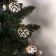 Fir tree artificial desktop "Interior" 60 cm (cones silver)
