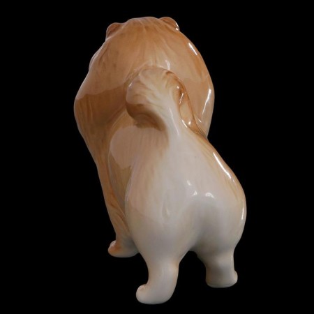 Souvenir "Spitz Pomeransky", 8 × 4 × 8 cm, handmade, porcelain-2