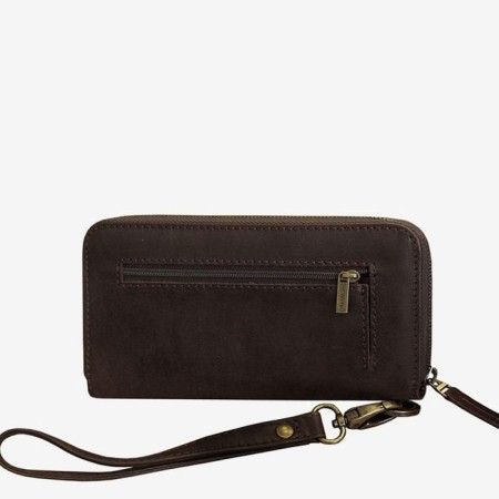 Male purse-clatch, brown color-3