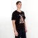 New Year's T -shirt "Olivier carry", black color, size 50