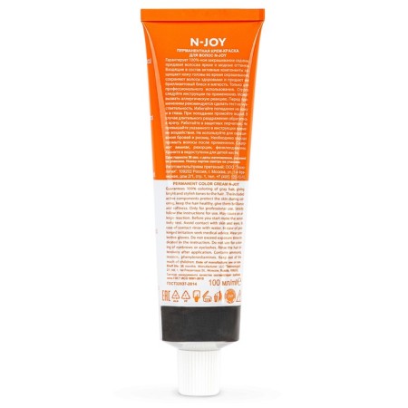 Cream-color hair Permanent Ollin Professional N-Joy, tone 9/0, blond, 100 ml-6