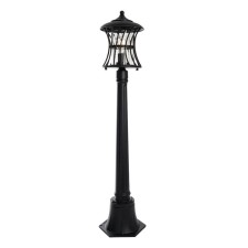 Sadovo-park lamp Feron PL526, IP44, E27, 60 W, 200x200x1022 mm, black color