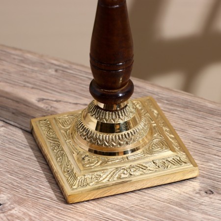 Lupa table souvenir "rist" tree, brass 25 cm-3