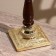 Lupa table souvenir "rist" tree, brass 25 cm