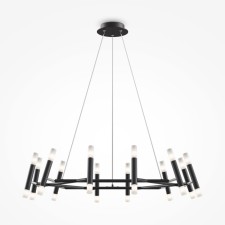 Suspension lamp Maytoni Mod031PL-24B, 24XG9, 25W, 99.5x99.5x150 cm, black color