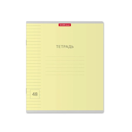 Notebook of 48 sheets in the Erichkrause line "Visio classic", cover coated cardboard, OFSET block 100% whiteness, mix-3